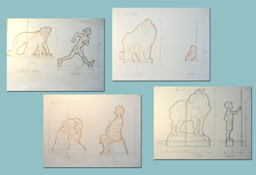 Croquis pour le zoo de Montpellier Croquis pour le zoo de Montpellier