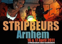 2011-04 - Arnhem - Réalisation de grands dessins vendus sur place