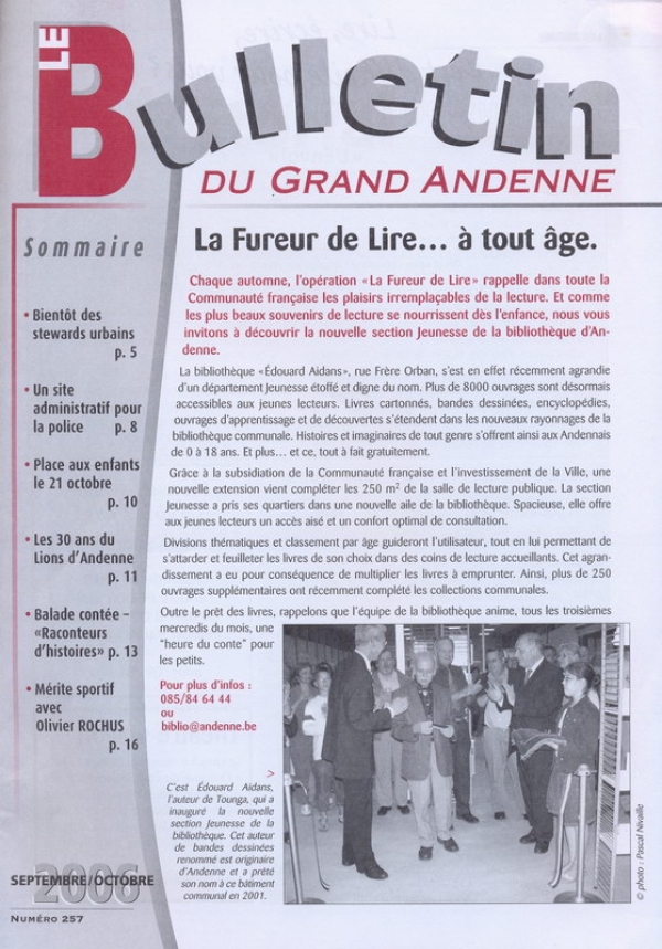 Le bulletin du Grand Andenne n° 257