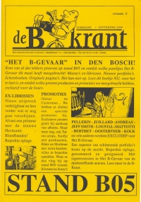 De B Krant n° 6 ( couverture jaune )