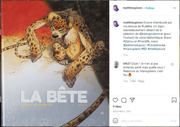 2020-12-05 : Matthieu Pinon : Instagram post