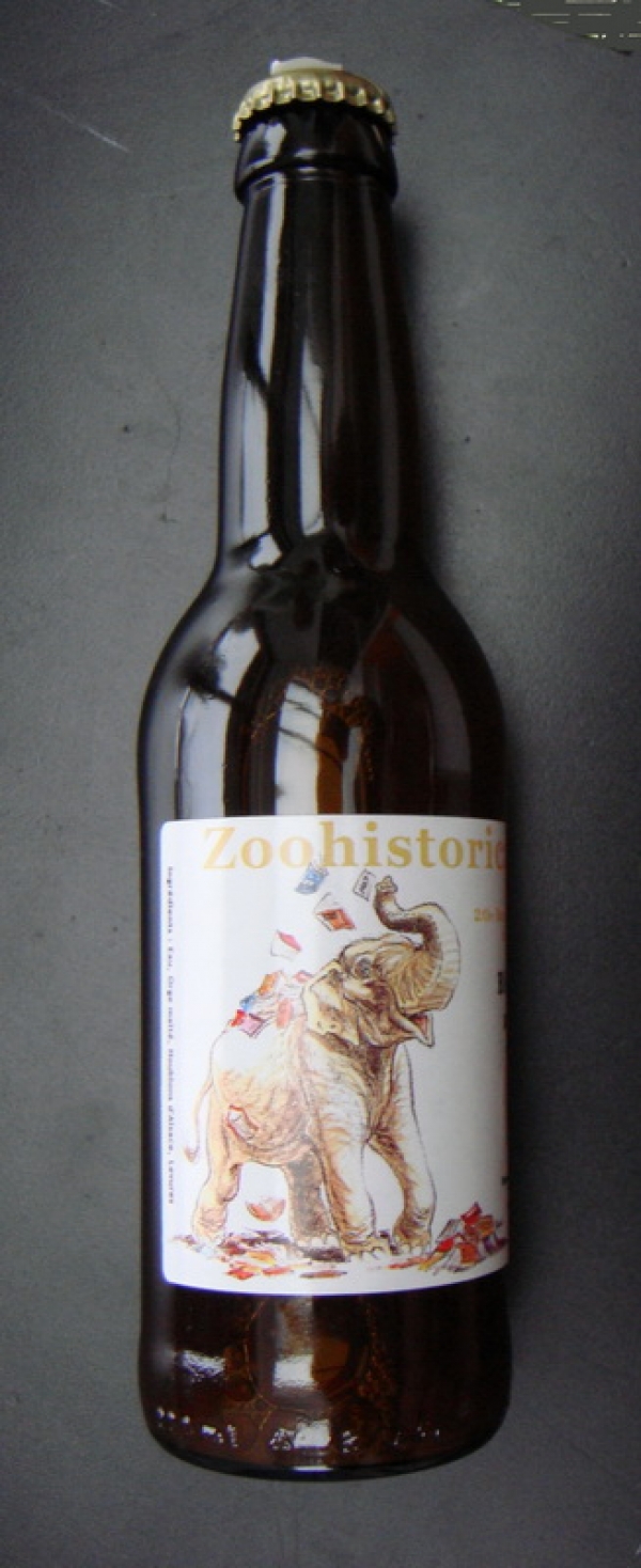 Etiquette bière Zoohistorica 2009