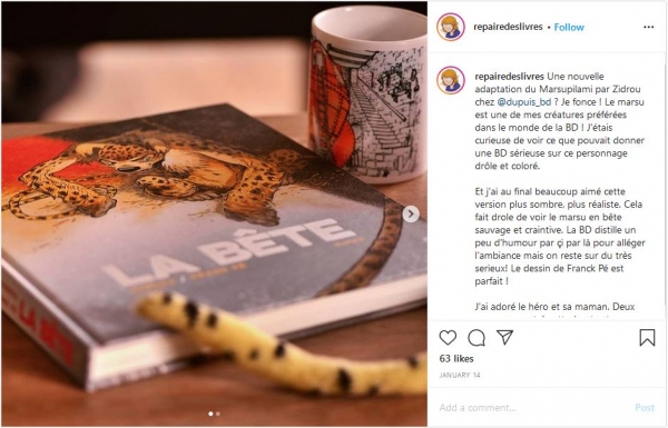 2020-01-14 : repaire des livres : Instagram post