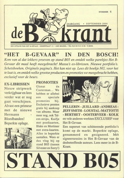 De B Krant n° 6 ( couverture blanche )