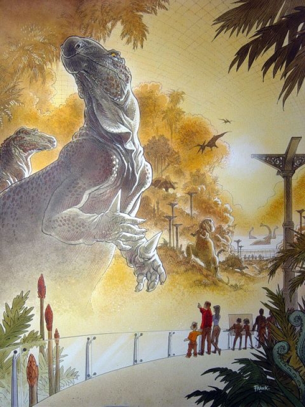 Dinosaures pour le journal Le Soir 2007